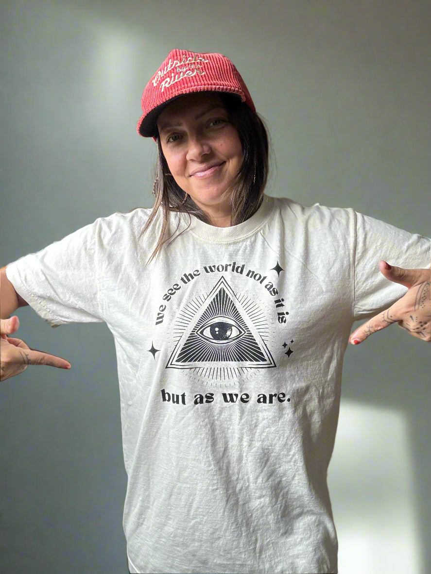 We see the world not as it is but as we are!